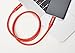 Amazon Basics Double Braided Nylon USB-C to USB-C 3.1 Gen 2 (10Gbps) Fast Charging Cable, 3A - 3-Foot, Red