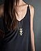 Defiro Y Layer Simple Bar Pendant Necklace Center Long Lariat Chain For Women Jewelry
