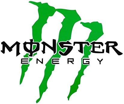 Amazon Co Jp 斜め爪 給油口サイズ Monster Energy モンスターエナジー 車 バイク用 小サイズ ステッカー デカール 黒文字ver 車 バイク