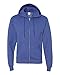 CH 9OZ 50/50 FLC Full Zip Hood (Royal Blue HTHR) (L)