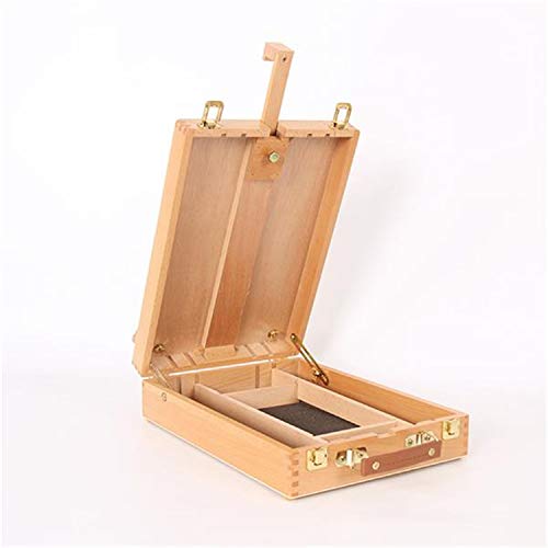 HBX-11 Portable Beech Sketch Box with Easel 362711.5cm Wood Color - Thumbnail 6