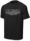 Epic MMA Gear Krav MAGA Performance T-Shirt - Israeli Armed Forces Shirt (XL, Black)