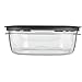 Rubbermaid Premier Food Storage Container, 9 Cup, Grey (3 Pack)