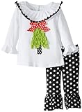 Mud Pie Baby Girls' Christmas Tree Tunic and Legging Set