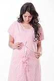 Designer Hospital Delivery Gown: easy epidural, fetal monitoring, IV access