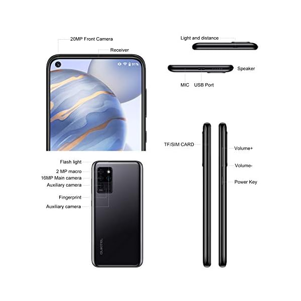 Sim-Free-Unlocked-Mobile-PhonesOUKITEL-C212021-Android-10-Mobile-Phone-Sim-Free-FHD64Inches4GB64GB-SD-256GB20MP-Selfie-FrontFour-Rear-Cameras4000mAh-Battery-Dual-SIM-Smartphone-Black Sim-Free & Unlocked Mobile Phones,OUKITEL C21(2021) Android 10 Mobile Phone Sim Free FHD+,6.4Inches,4GB+64GB (SD 256GB…