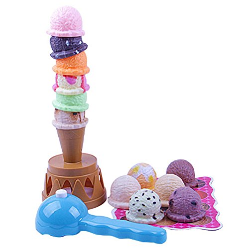 Buy UEETEK Stacking Ice Cream Tower Toy Set with Shovel Playing Toy