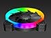 Cougar Hydraulic Vortex RGB HPB 120 PWM HDB, 120 mm Cooling Fan, Included Adapter to Connect Directly 5V RGB Connection to Compatible motherboards