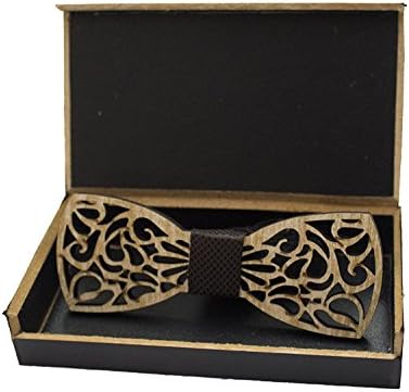 markslow The Elegant Men's Wooden Bow Tie (Free Size)