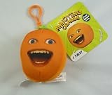 Pms 3 Inch Annoying Orange Soft Plush Toy Key Ring With Sound 'wazzuuup' (k43a)