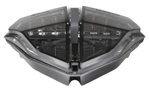 2007-2013 Ducati 848 1098 1198 Integrated Sequential LED Tail Lights Smoke Lens