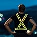 Tuvizo LED Reflective Vest with Lights. High Visibility Safety Reflector for Running or Cycling