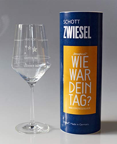 Wie War Dein Tag Weinglas