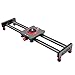 Neewer Camera Slider Carbon Fiber Dolly Rail, 19.7 inches/50 Centimeters with 4 Bearings for Smartphone Nikon Canon Sony Camera 12lbs Loading