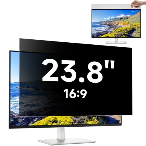 Mamol - Privacy Filter 23.8 inch Laptop Screen Protector 23.8 Inch PC Screen Protector 16:9 Widescreen Computer Monitor