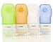 COMFY TRAVEL Small Silicone Bottles Set of 4 x 1.25 oz., Quality BPA Free Silicone, Leak Proof, Squeezable, Easy Clean & Refill, TSA Approved, Perfect Tubes Set for Toiletry Kits, Carry-on Luggage