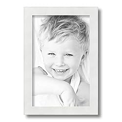 ArtToFrames 8.5x14 Inch White Picture Frame, This