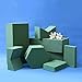 VEYLIN 8 PCS Wet Floral Foam Bricks Green Styrofoam Blocks for Fresh Cut Floral Arrangements