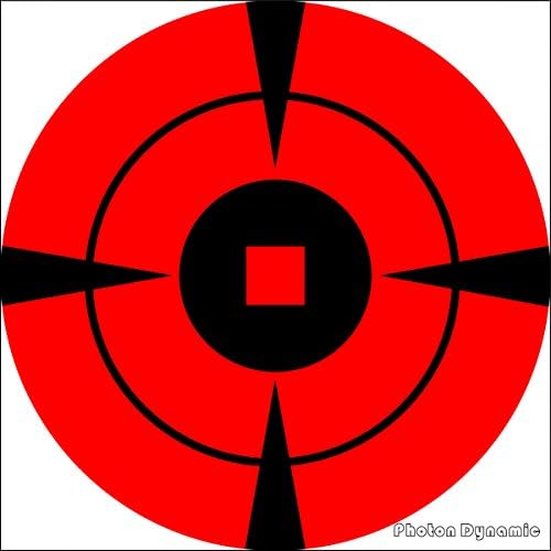 MEMX Reactive Shooting Targets,Premium Self-Adhesive Target Stickers & High Visibility Impact Bullseye Targets for Pistol Shooting-Airsoft Guns-BB Guns-Rifle（3 Inch and 4 Inch）