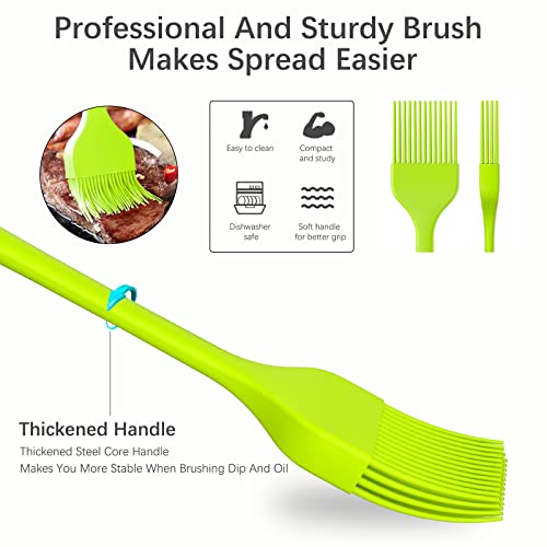 REIDEA Pastry Brush Set for Cooking, Baking & Basting, Small Silicone