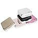 VAMIX Mini Simple Contact Lens Travel Case Box Container Kit Set Holder With Mirror (Black)