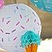 Just Artifacts 3pcs 12-Inch Sweet Treat Party Hanging Paper Lantern Kit (Sprinkles)