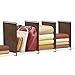 Lynk Vela Shelf Dividers - Closet Shelf Organizer (Set of 2) - Bronze