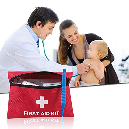 KINGSEVEN Mini First Aid Kit Compact for Emergency at Home Outdoors Car Camping Workplace Hiking & Survival