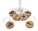 Jetty Home 6 Piece Nautical Beach Wine Glass Charm Gift Set, Cork