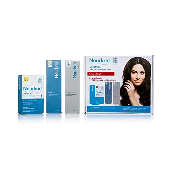 Nourkrin-Woman-Value-Pack-180-TabletsShampoo-and-Conditioner Nourkrin Woman Value Pack 180 Tablets,Shampoo and Conditioner