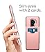 Spigen Slim Armor CS Galaxy S9 Plus Case with Slim Dual Layer Wallet Design and Card Slot Holder for Samsung Galaxy S9 Plus (2018) - Rose Gold