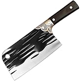 BOPOTI Meat Cleaver,11.4 inch Bone Chopping Cleaver, kitchenware 3Cr13 Stainless Steel for Home Kitchen & Restaurant