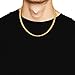 JINGRAYS 4MM Stainless Steel Men Necklace Tone Twist Rope Chain for Men Chain Link (20)