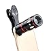 Apexel 10X Optical Zoom Telescope Lens Clip On Cell Phone Camera Lens for iPhone 6/7/6s Plus/SE, Samsung S7/S6/Edge, LG, Moto, HTC, Sony and more