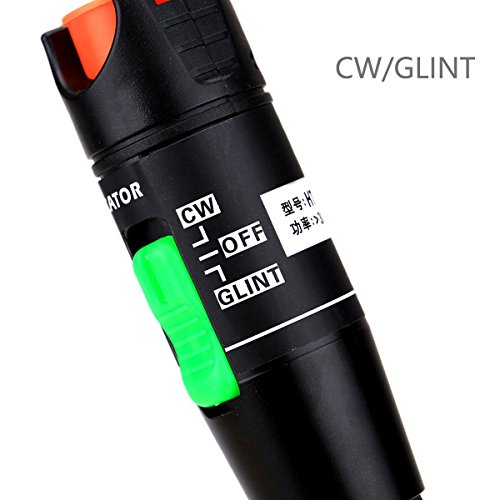 Visual Fault Locator, KELUSHI Fiber Optic Cable Tester VFL-30mW Pen 25KM Meter with 2.5mm Universal Connector Pen Type for CATV Telecommunications Engineering Maintenance