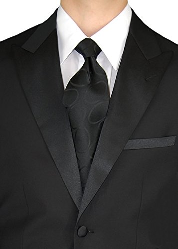 image for GN GIORGIO NAPOLI Men's Tuxedo Suit 1 Button Peak Lapel Adjustable Pan