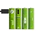 Smartoools 1000mAh Micro-USB AA NI-MH Rechargeable Batteries (4-Pack) with 2 in 1 Charging Cable & Free E-book