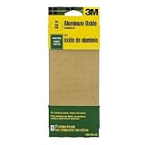 3M 19015ES-CC 3-2/3 by 9-Inch Fine Grit Aluminum Oxide Paint, Wood, Metal Sandpaper, 9-Pack