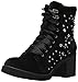 Madden Girl Women's VEERA Combat Boot, Black Velvet, 8.5 M US