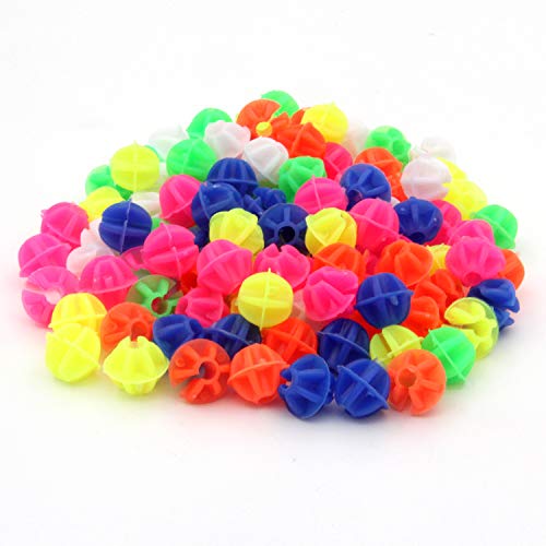 KLOUD City Assorted Colors Bike Bicycle Wheel Spokes Plastic Clip Bead/Spoke Derections (105pcs Round Bead) - Thumbnail 6