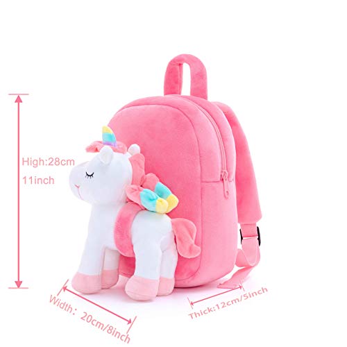 Lazada Toddler Backpack Stuffed Unicorn Toys Kids Backpacks White 9.5