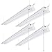 LEONLITE LED Shop Light Linkable Garage Worklight, Daylight 5000K, Suspended & Surface Mount Ceiling Light, ETL & Energy Star Listed, 5 Years Warranty, Pack of 4
