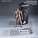 HiPlay JIAOU Doll 1/6 Scale 12 Inches Male Seamless Super Flexible Action Figure-Body Type & Skin Color Selectable (Macho,Suntan)