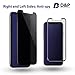 D&P [Privacy Shield] [3D Curve Fit] Anti-Spy 9H Tempered Glass Screen Protector + Back [Full] Film for Apple iPhone X, Front and Back items