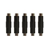 5 Pack of 2.1mm X 5.5mm Dc Power Cable Female to Female Couplers