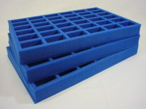 KR Multicase figure case for 108 28mm troops: 108 compartments (108x 32mm deep, each 52mm x 32mm), Brown, Medium - Image 3