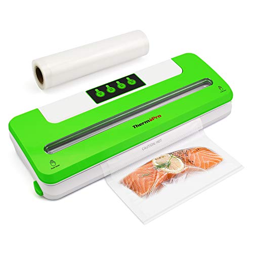 ThermoPro 8101 Vakuumierer Vakuumiergerät automatische Lebensmittel Versiegelung Folienschweißgerät, 32 cm Schweißnaht…