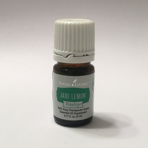 Young LivingJade Lemon Vitality 5 ml | Digestive Health Supplement | Natural Cleansing Properties | Fresh Flavor for Food & Drinks | Essential Oil for Culinary Use