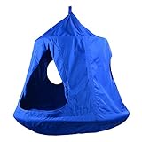 TopEva Tree &Ceiling Hanging Tree & Ceiling Hammock Tent Kids Sky Castle Paradise with Led Decoration Lights Waterproof, Blue