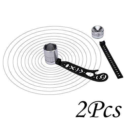 BeautyShe 2 Pcs Multi-Function Drawing Tool, EDC Stationery The is All in One Drawing Tool Versatile Utensil Drafting Kits